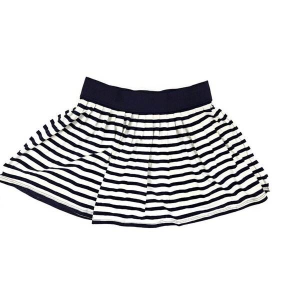 New Kate Spade Pleated Skirt Cover Up Womens M Nahant Shore Blue Stripe - Picture 2 of 6